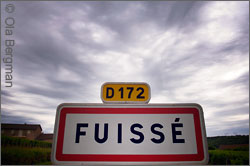 Fuissé in the Mâconnais, Burgundy.