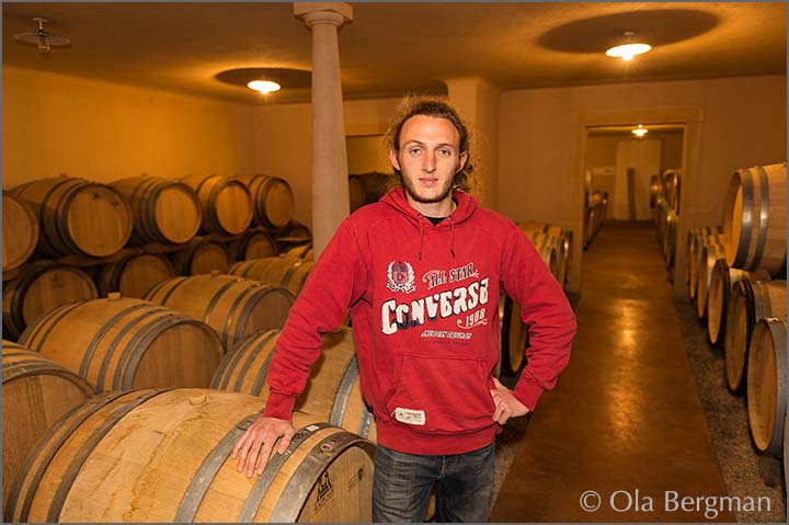 Anthony Saumaize at Domaine Jacques Saumaize in Vergisson.