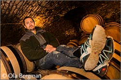Charles Ballot at Domaine Ballot-Millot in Meursault.
