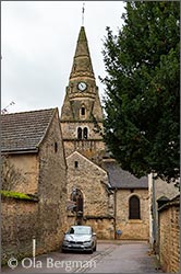 The church in Savigny-lès-Beaune, Burgundy.