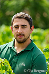 Vincent Royet at Domaine Royet, Combereau, Burgundy.