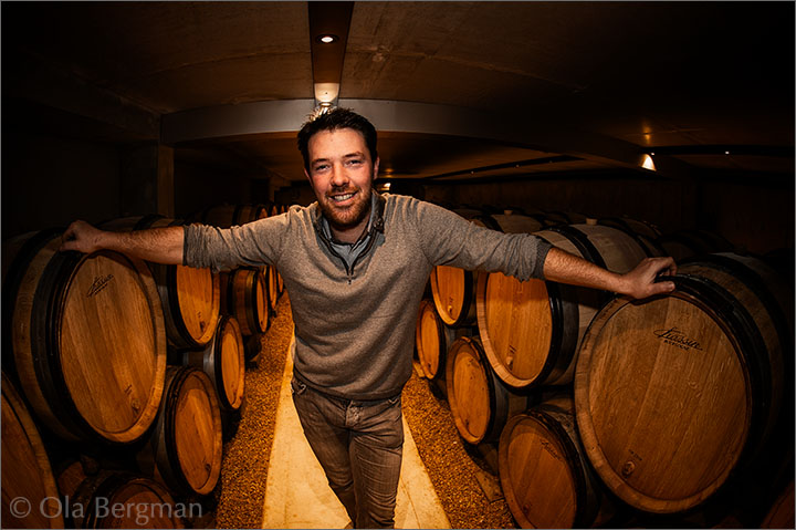 Vincent Charton at Domaine Vincent & Jean-Pierre Charton in Mercurey.
