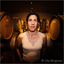 Aurélie Cheveau at Domaine Cheveau in Solutré-Pouilly.