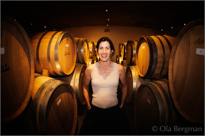 Aurélie Cheveau at Domaine Cheveau in Solutré-Pouilly.