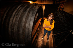 Madeline Gay at Domaine Moë in Villars-Fontaine, Burgundy.