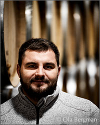 Maxime Cottenceau at Domaine Cottenceau in Buxy, Burgundy.