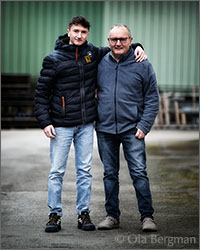 Antoine and Claude Maréchal at Domaine Catherine & Claude Maréchal, Bligny-lès-Beaune, Burgundy.