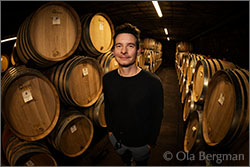 Nicolas Groffier at Domaine Robert Groffier Père & Fils, Morey-Saint-Denis, Burgundy.