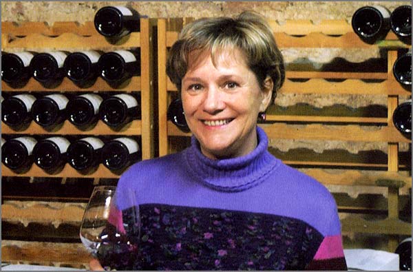 Aleth Girardin, winemaker in Pommard, Burgundy.