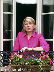 Véronique Moiroud-Monnot at Domaine Corgette in Saint-Romain, Burgundy.